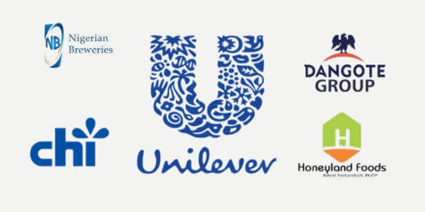 Top FMCG Companies In Nigeria include Nestle, Dangote, 7UP, NBC, Unilever, Nigerian Breweries, Chi Limited, Flour Mills Nigeria etc